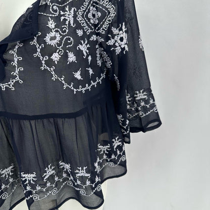 Size S FREE PEOPLE FLOWERS Shirt
