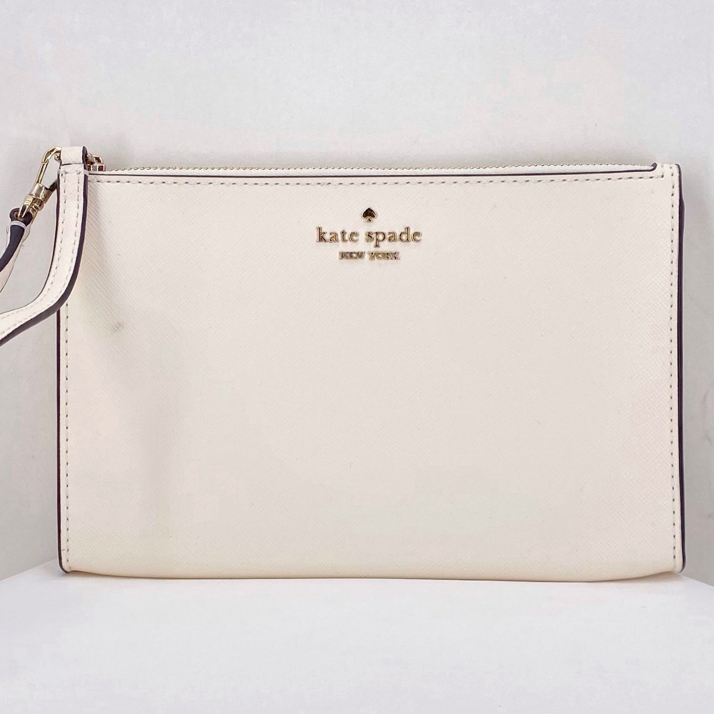 White KATE SPADE Wristlet