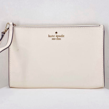 White KATE SPADE Wristlet