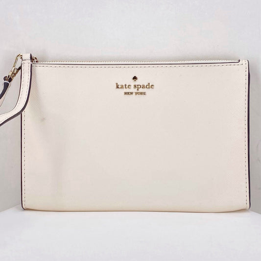 White KATE SPADE Wristlet