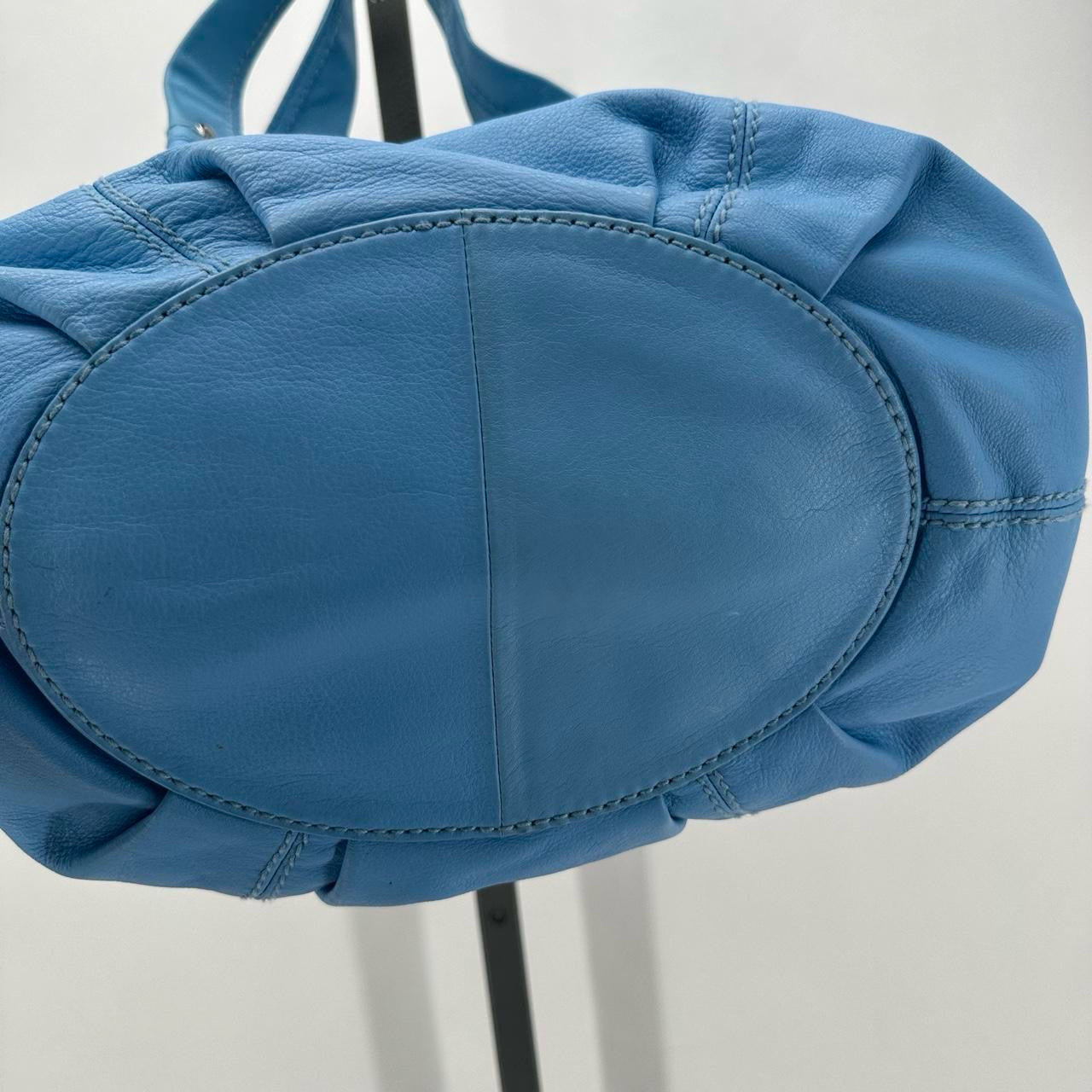 Blue B MAKOWSKY Leather Shoulder Bag