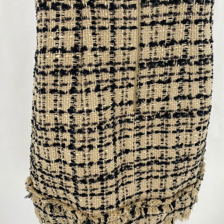 Size 4 KATE SPADE Tweed Plaid Dress