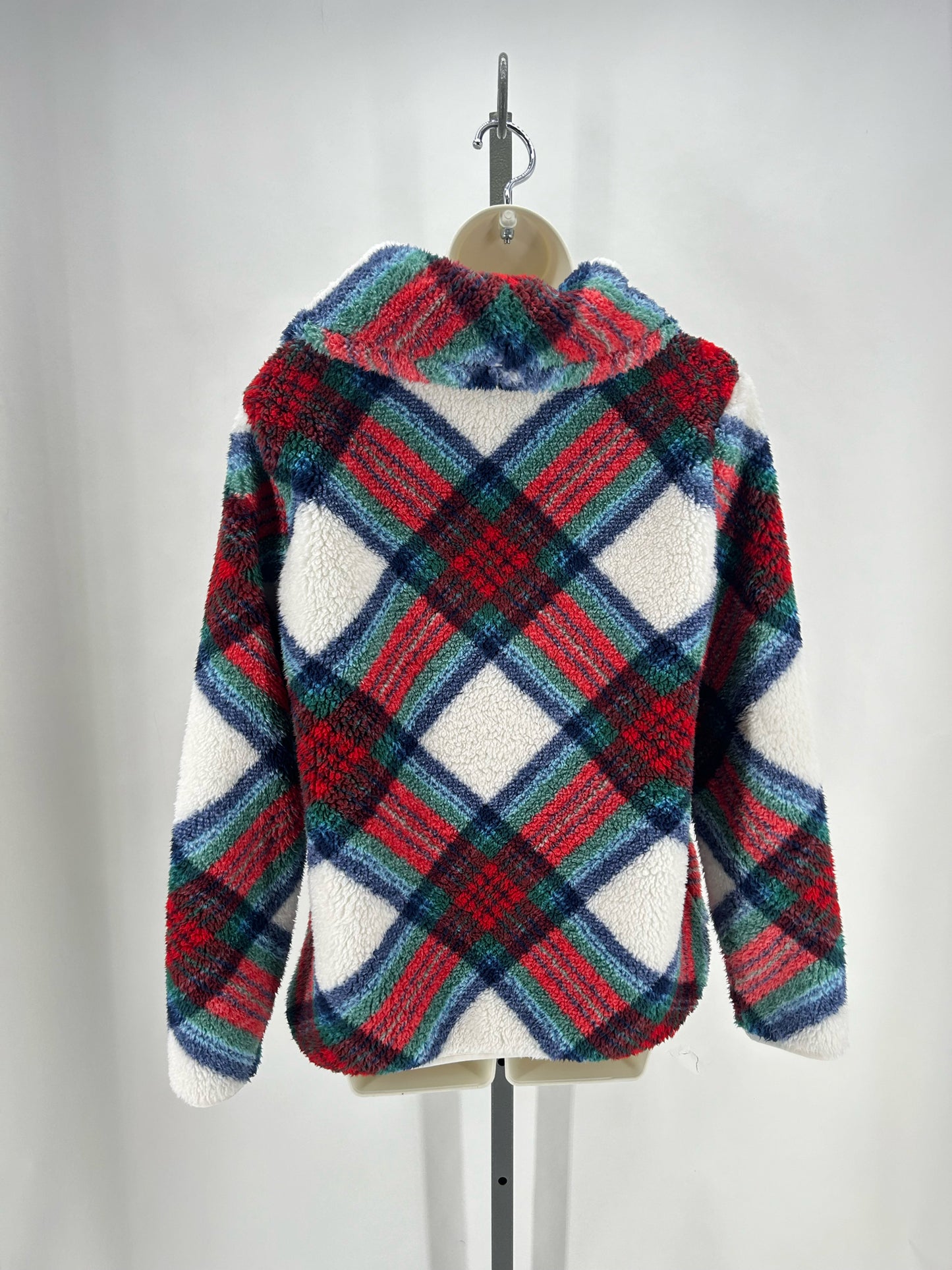 Size M TALBOTS Fleece Plaid Shirt