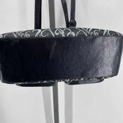 BLACK/GRAY NO TAG Shoulder Bag