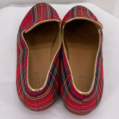 Red W Shoe Size 8.5 J CREW Flats