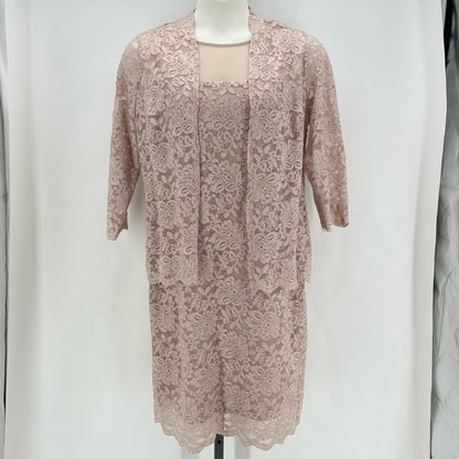 Size 14 ONYX NITE Lace 2PC Dress
