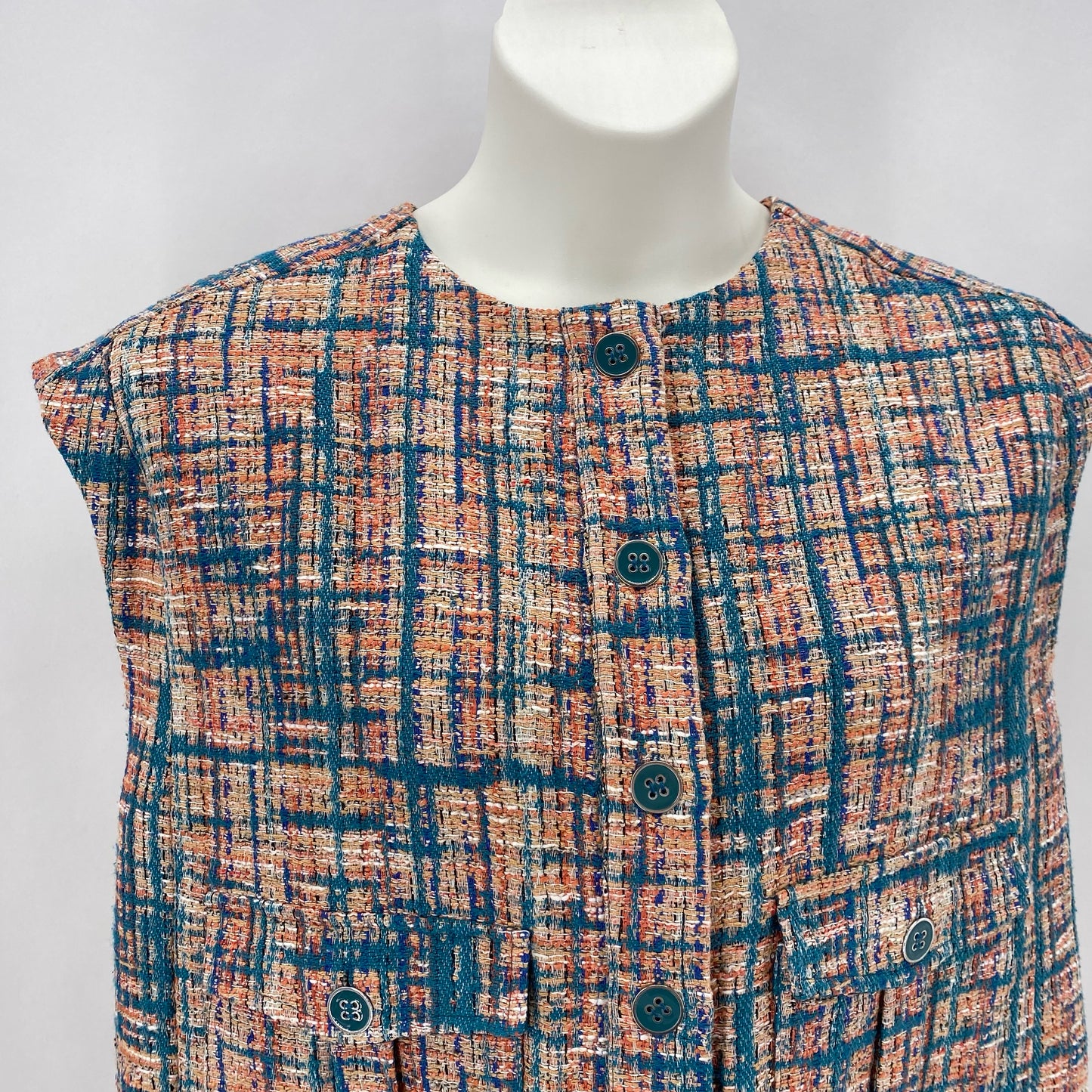 Size 14 CARLISLE Plaid Vest