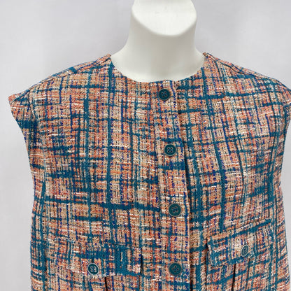 Size 14 CARLISLE Plaid Vest