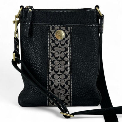 Black COACH Leather Cross-body