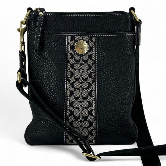 Black COACH Leather Cross-body