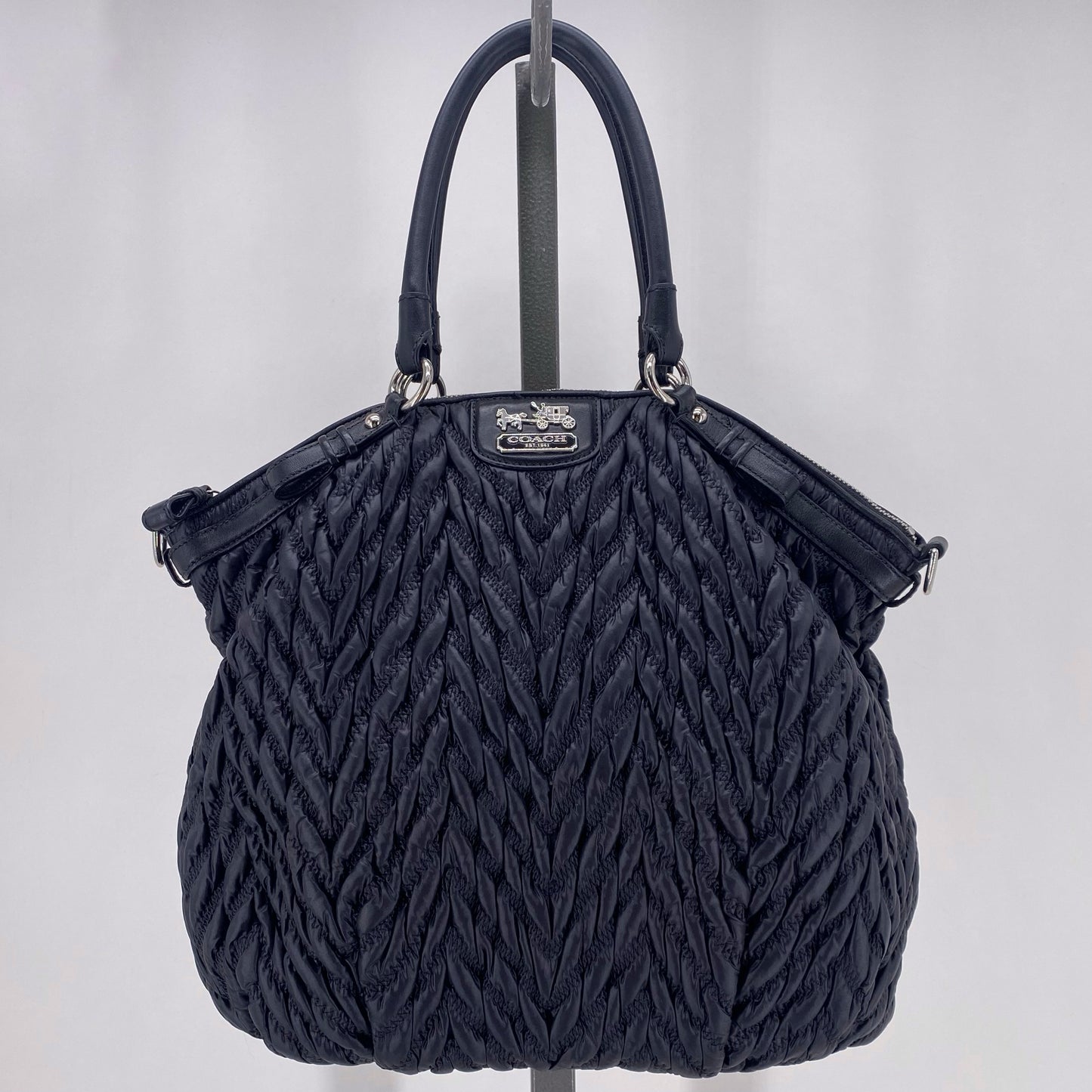 Black COACH Nylon Satchel