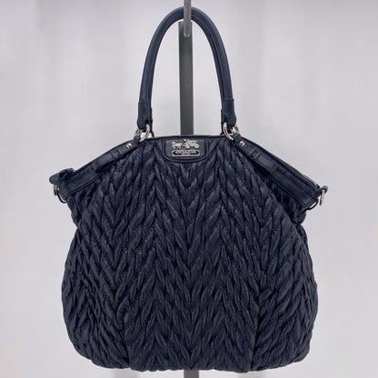 Black COACH Nylon Satchel