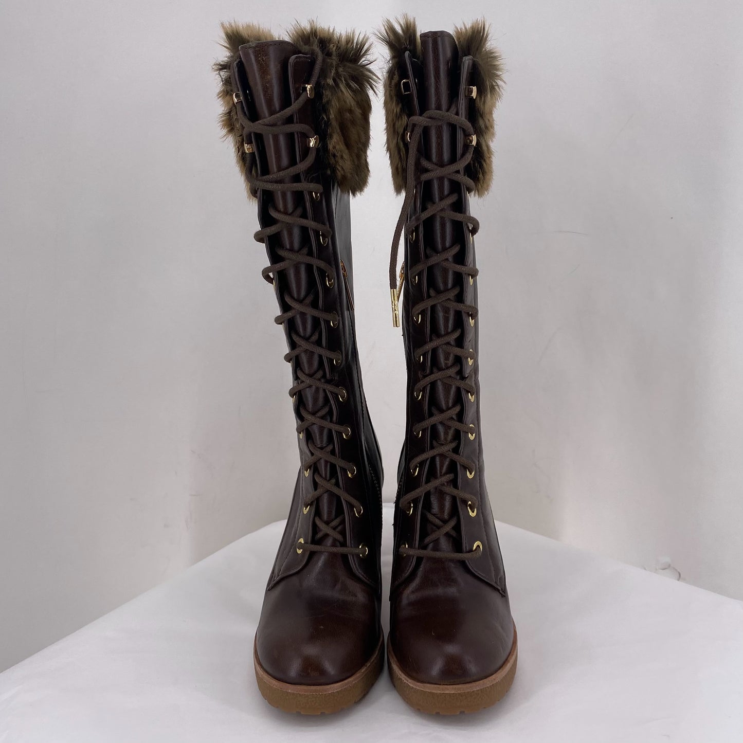BROWN W Shoe Size 6 MICHAEL KORS Boots
