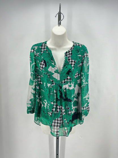 Size 4 DIANE VON FURSTENBER Floral Shirt