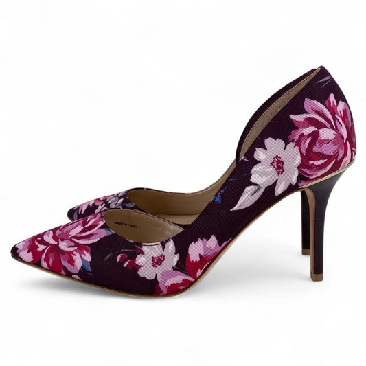 Purple W Shoe Size 6 WHITE HOUSE BLACK Heels