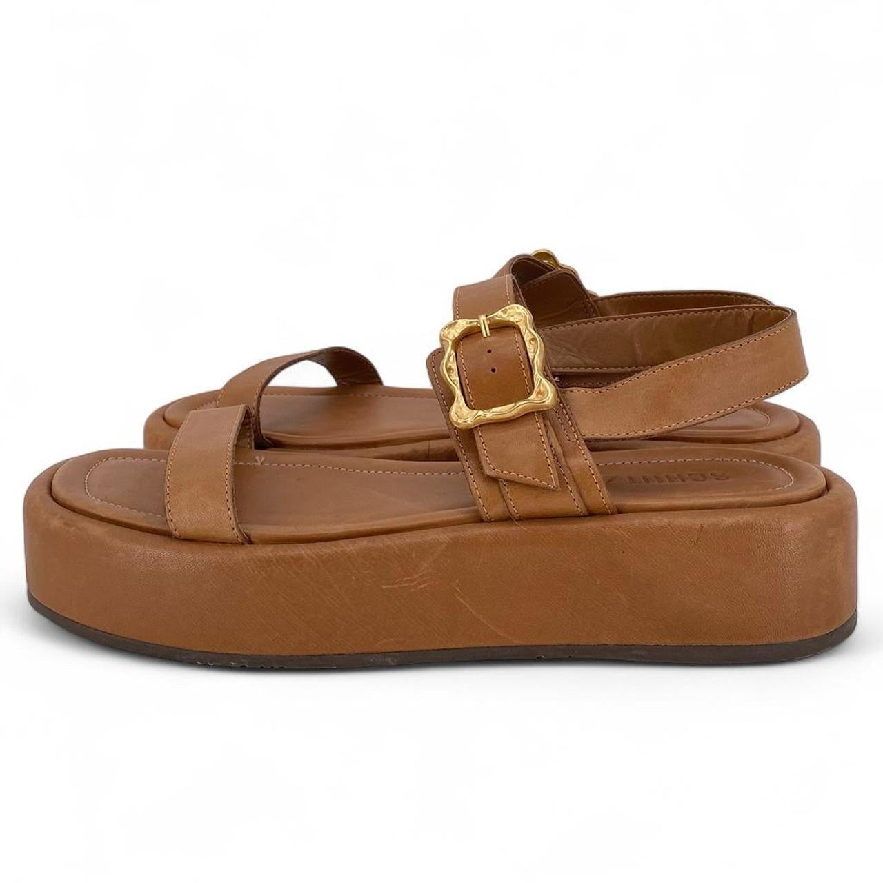 BROWN W Shoe Size 8.5 SCHUTZ Sandals
