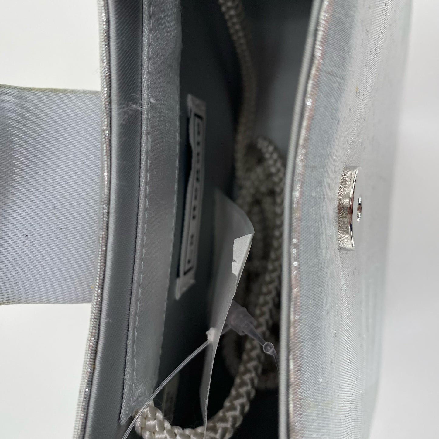 Silver LA REGALE Clutch