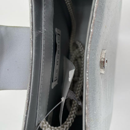 Silver LA REGALE Clutch