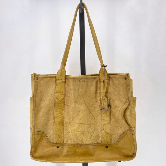 Yellow FRYE Leather Tote