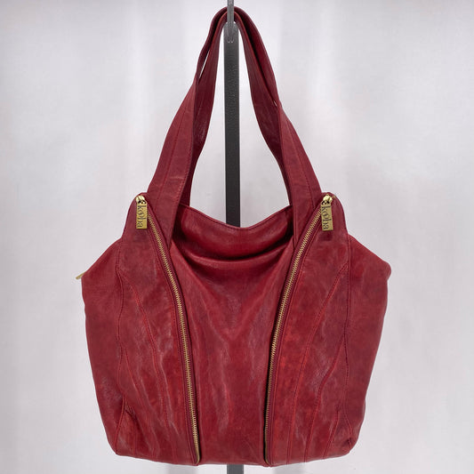 Red KOOBA Leather Shoulder Bag