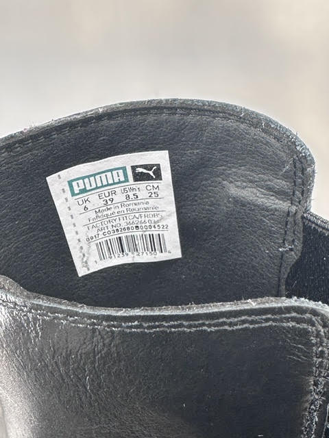 Black W Shoe Size 8.5 PUMA Boots