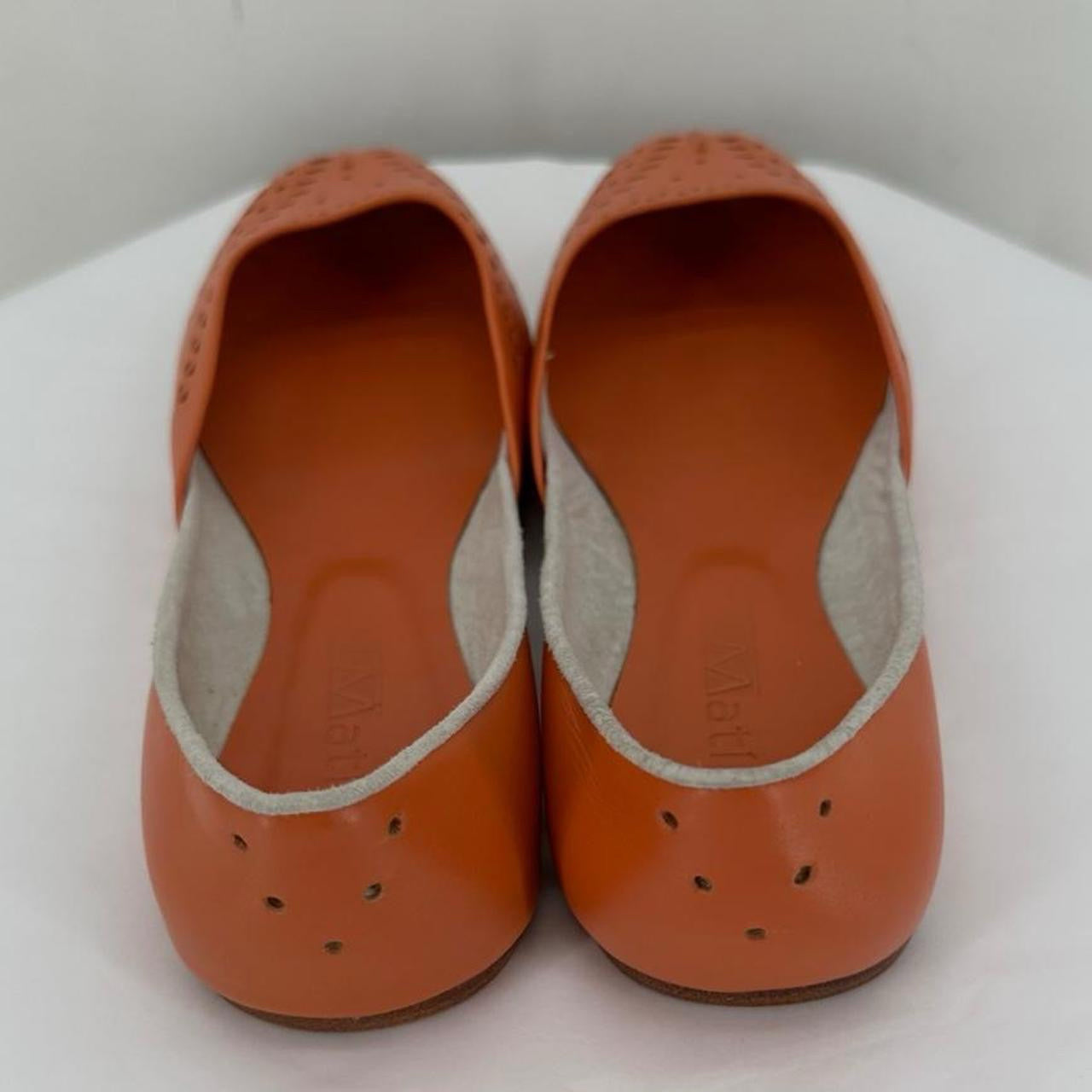 Orange W Shoe Size 38.5 MATIKO Flats