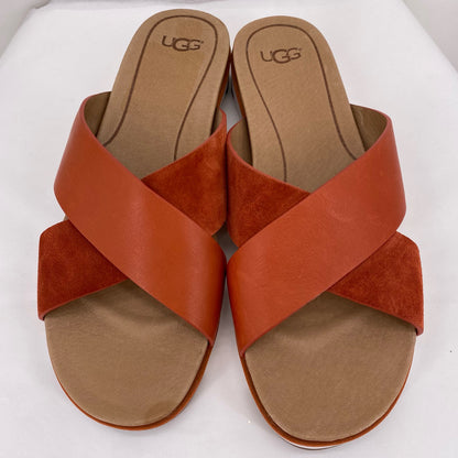 Orange W Shoe Size 10 UGG Sandals