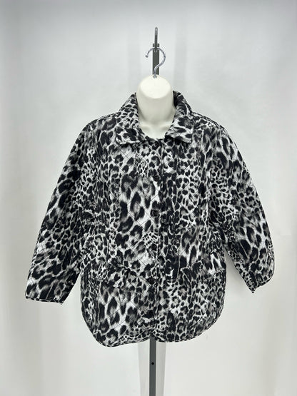 Size 3P CHICO'S Animal Print Jacket (Outdoor)