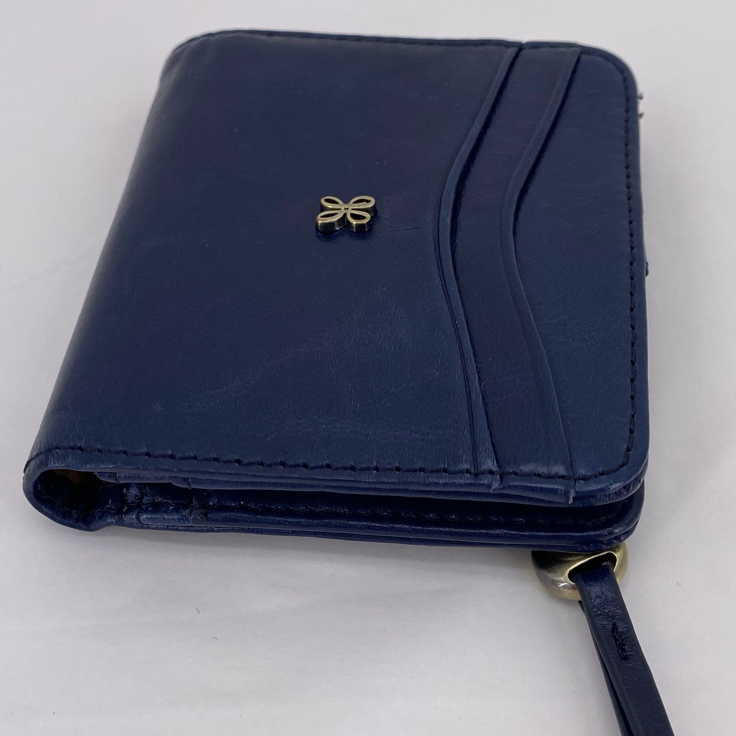 Navy HOBO Leather Wallet