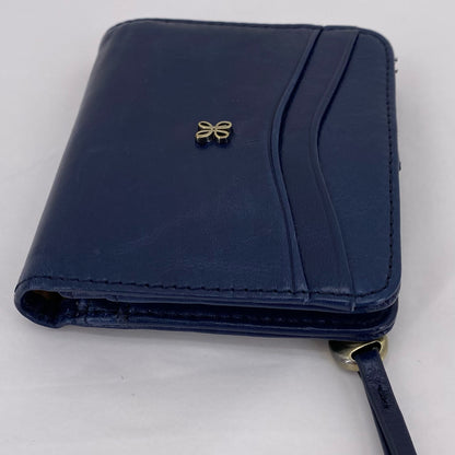 Navy HOBO Leather Wallet