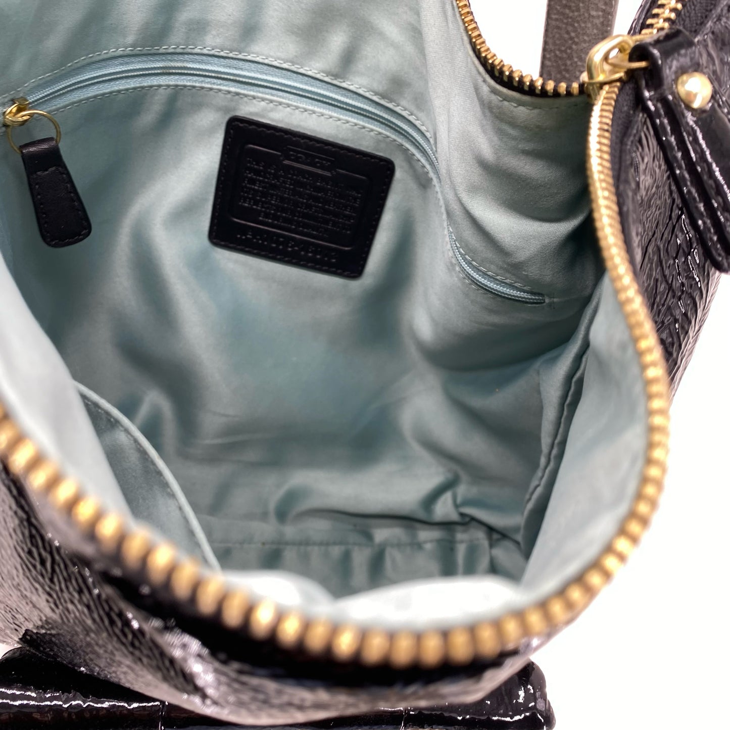 Black COACH Leather Shoulder Bag