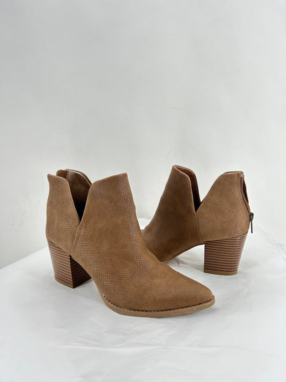 Tan W Shoe Size 6 SUN & STONE shooties/booties