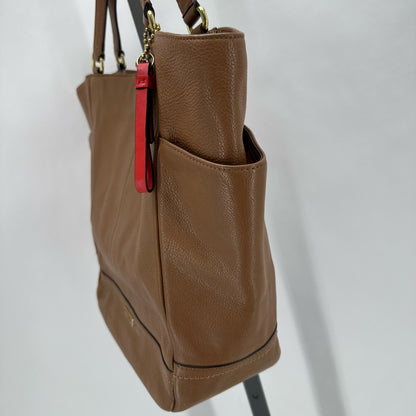 BROWN COACH Leather Tote