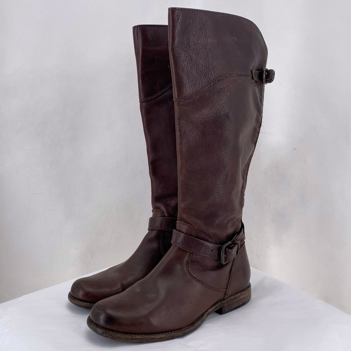 BROWN W Shoe Size 8 FRYE Boots