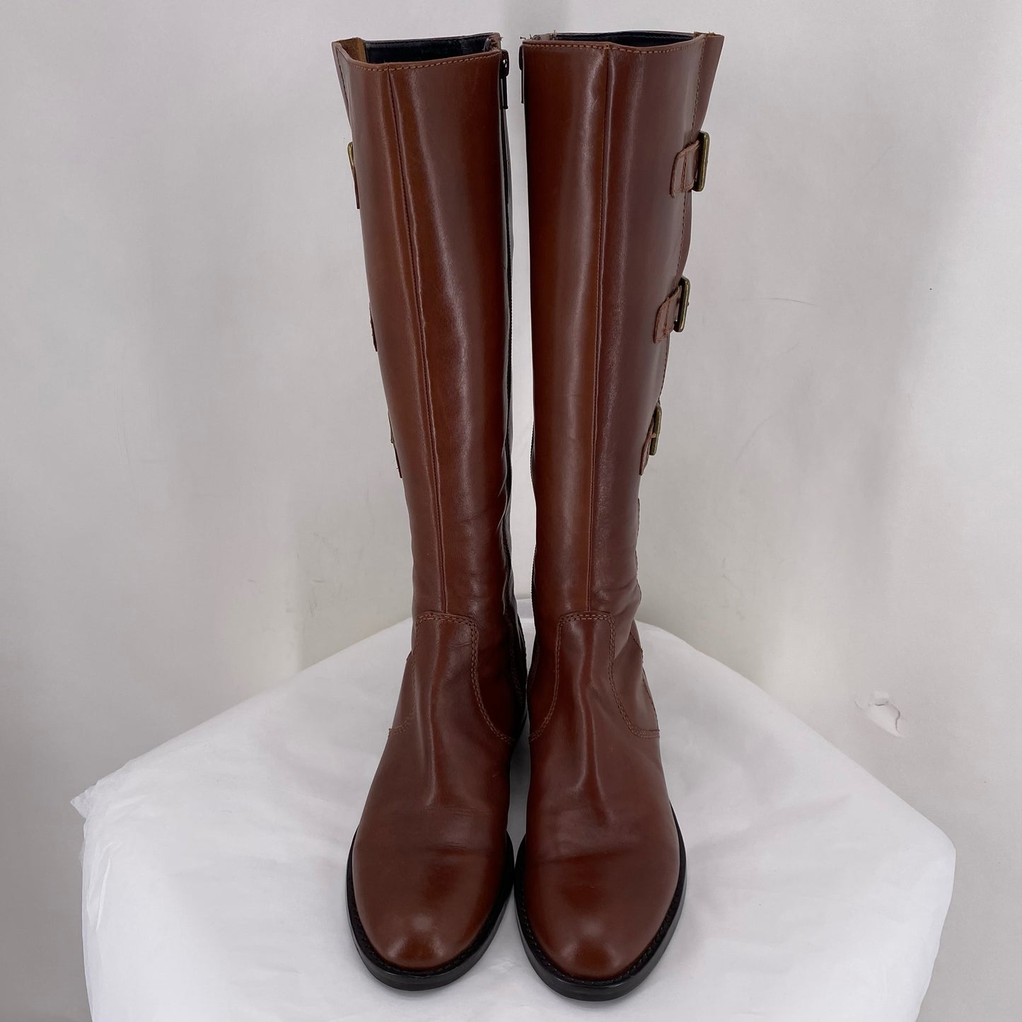 BROWN W Shoe Size 8 ECCO Boots