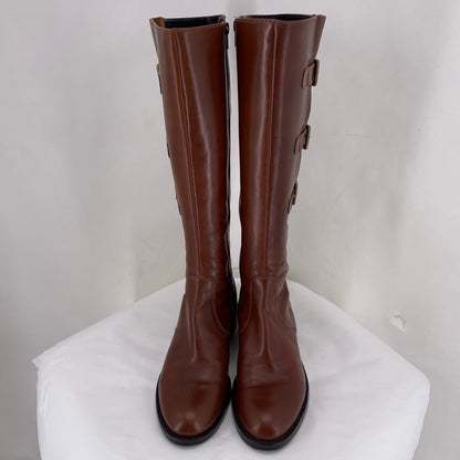 BROWN W Shoe Size 8 ECCO Boots