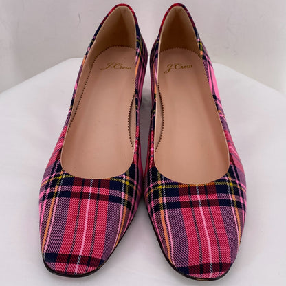 PINK/RED W Shoe Size 9 J CREW Pumps
