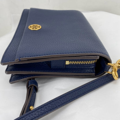 Navy TORY BURCH Leather Cross-body