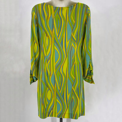 Size 4 BETH BOWLEY SWIRL Silk Dress
