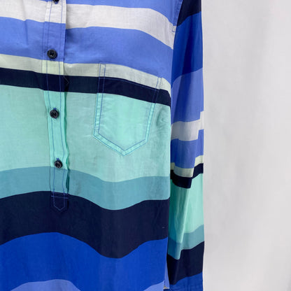 Size L J CREW Stripe Shirt