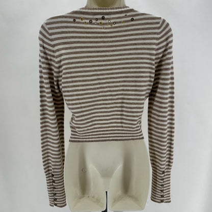 Size M Stripe Cardigan