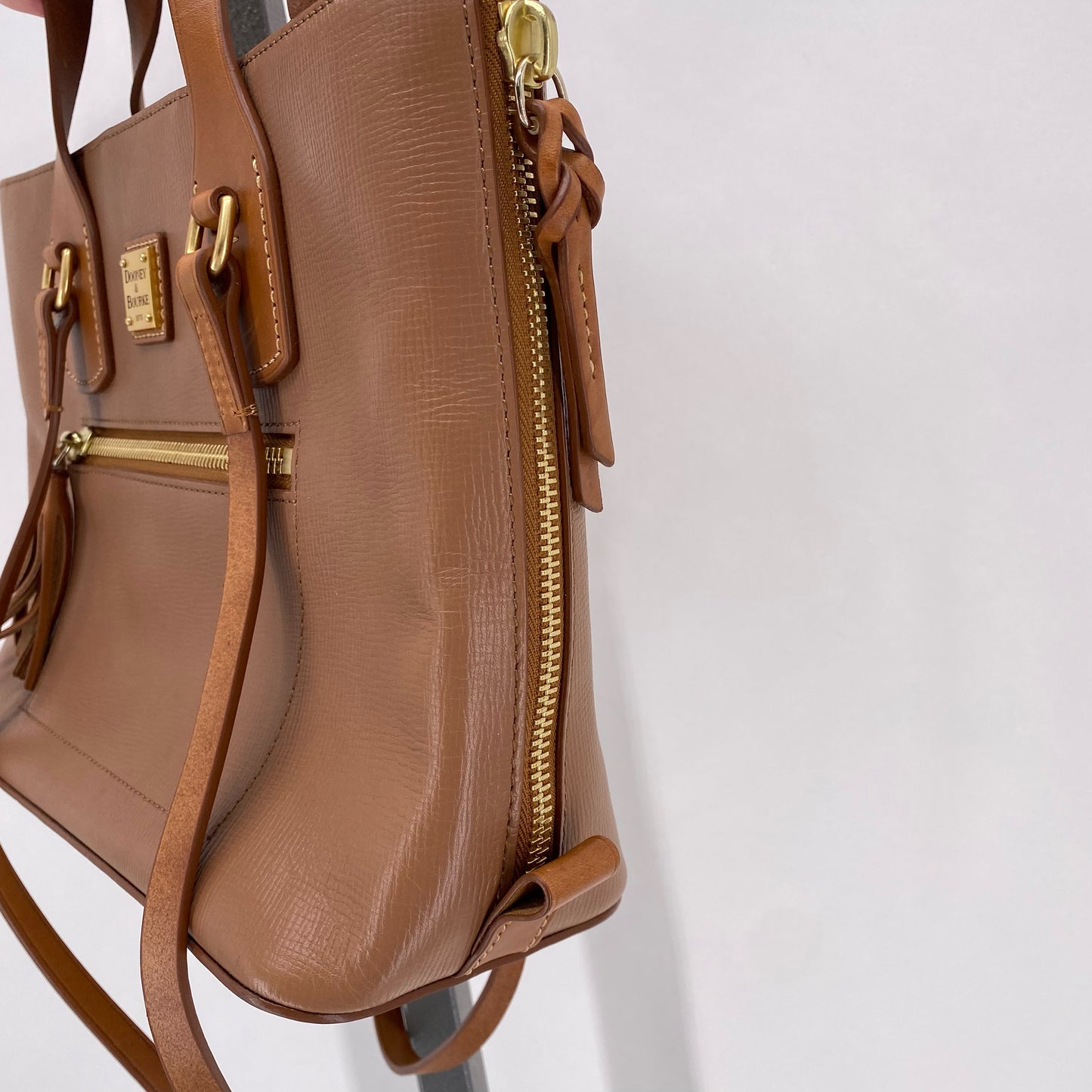 BROWN DOONEY & BOURKE Leather Satchel