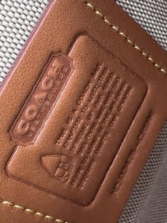 BROWN COACH Leather Shoulder Bag