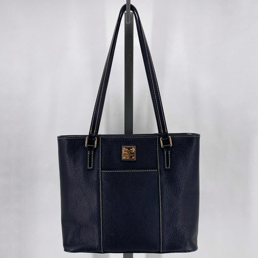 Black DOONEY & BOURKE Leather Pebbeled Leather Shoulder Bag