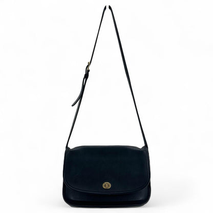 Black COACH Leather Cross-body