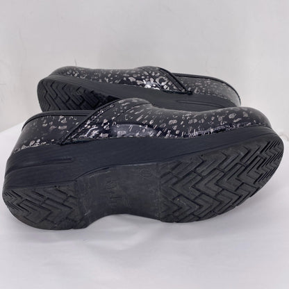 BLACK/SILVER W Shoe Size 36 DANSKO Clog