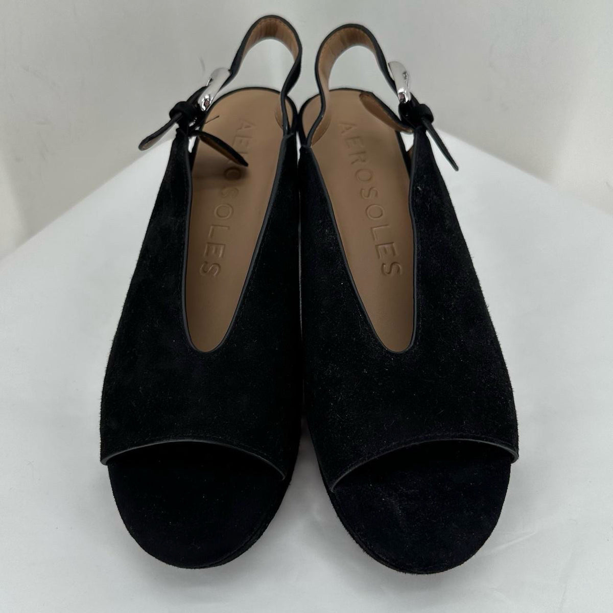 Black W Shoe Size 10 AEROSOLES Heels