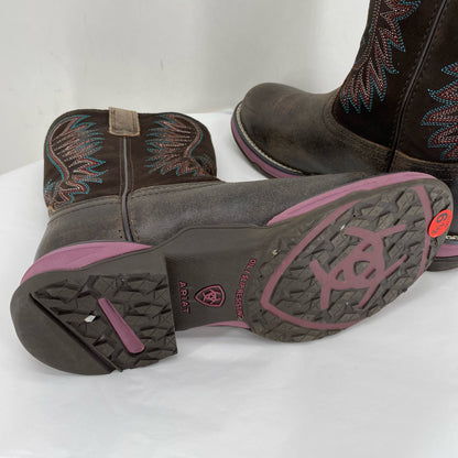 DARK BROWN W Shoe Size 6.5 ARIAT Boots