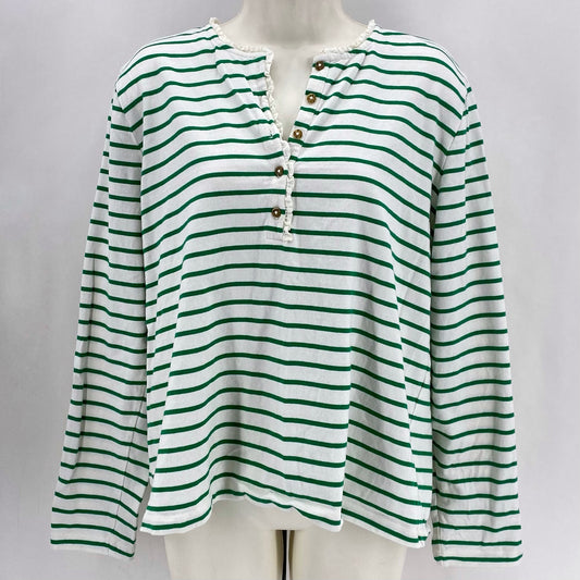 Size XL J CREW Stripe Shirt