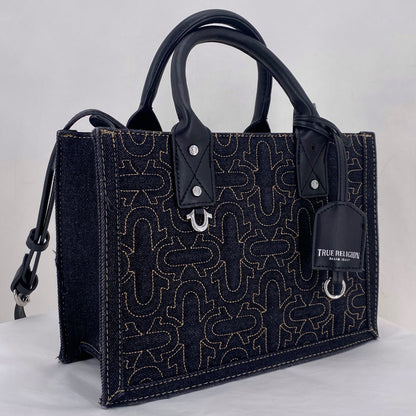 DARK BLUE TRUE RELIGION Cross-body